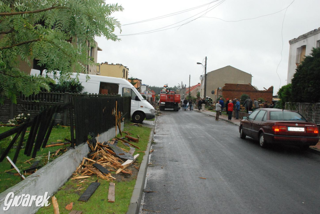 Trąba powietrzna w lublinieckim. Mija 15 lat