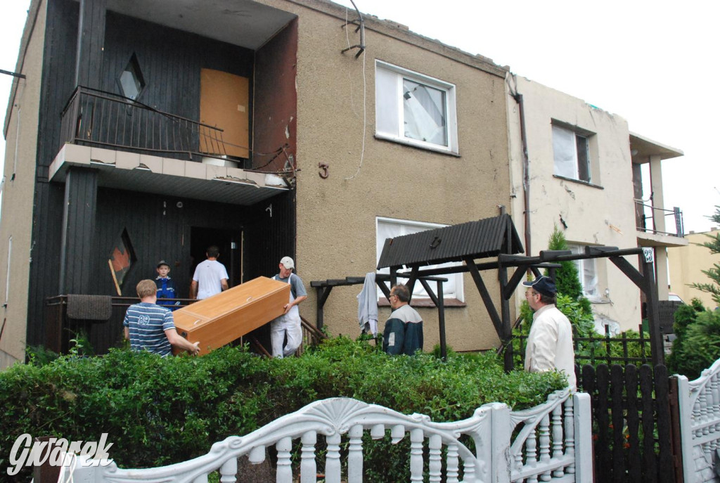 Trąba powietrzna w lublinieckim. Mija 15 lat