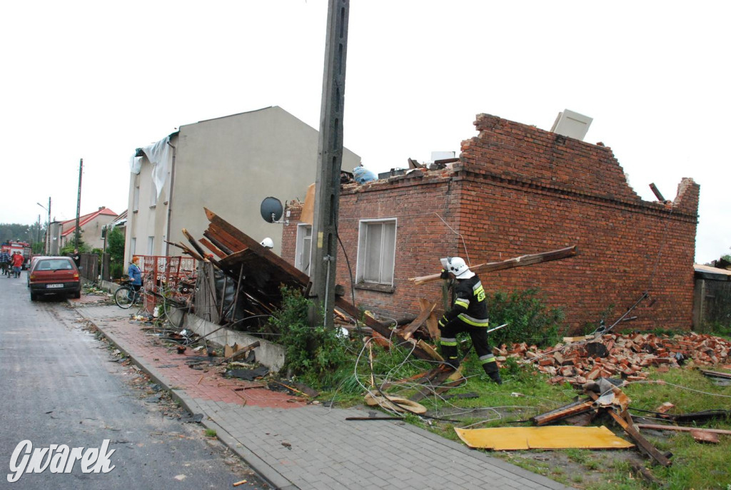 Trąba powietrzna w lublinieckim. Mija 15 lat