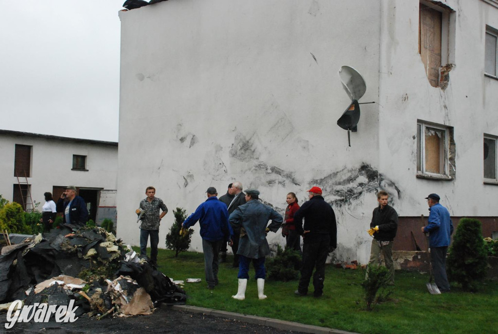 Trąba powietrzna w lublinieckim. Mija 15 lat