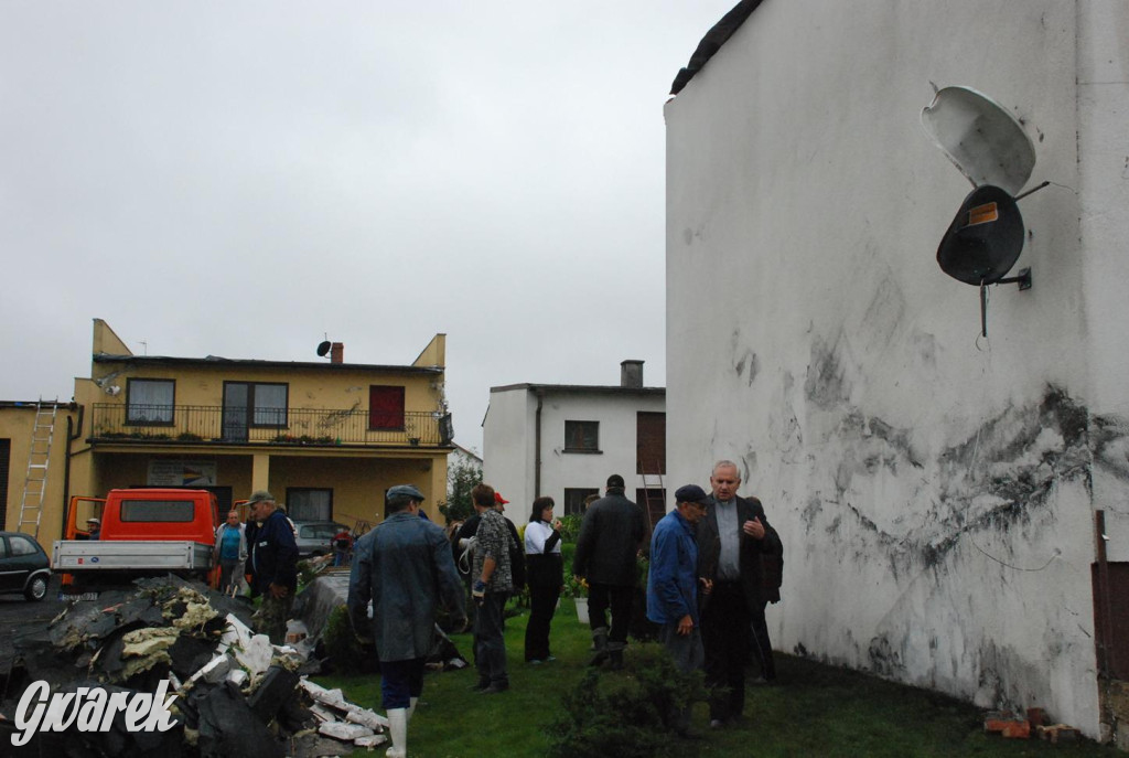 Trąba powietrzna w lublinieckim. Mija 15 lat