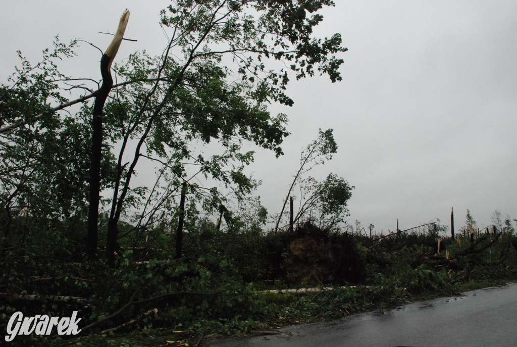 Trąba powietrzna w lublinieckim. Mija 15 lat