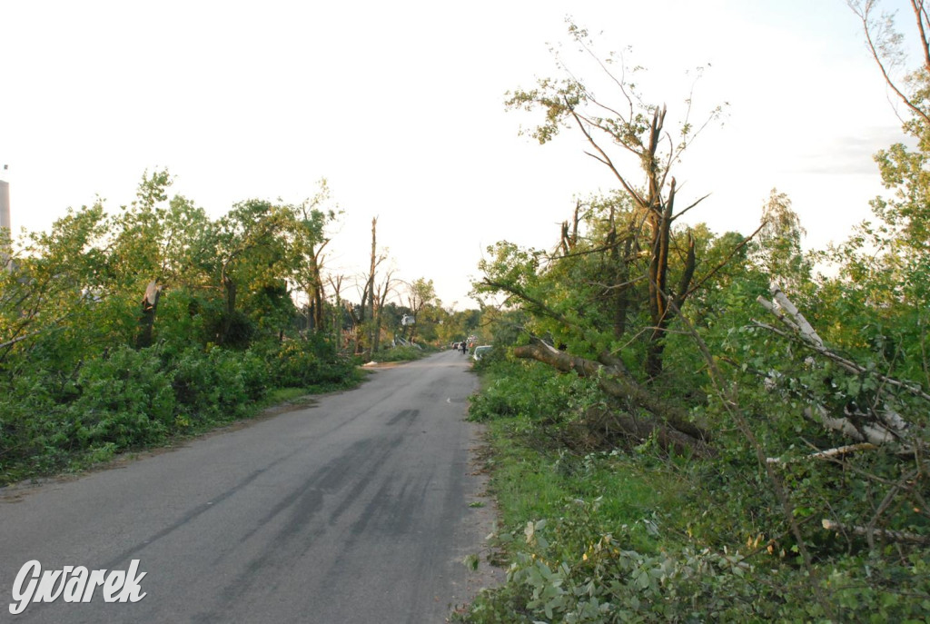 Trąba powietrzna w lublinieckim. Mija 15 lat
