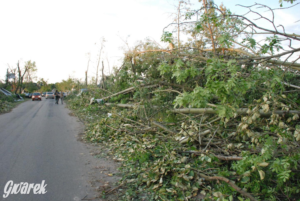Trąba powietrzna w lublinieckim. Mija 15 lat
