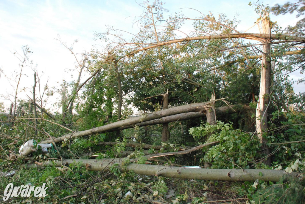 Trąba powietrzna w lublinieckim. Mija 15 lat