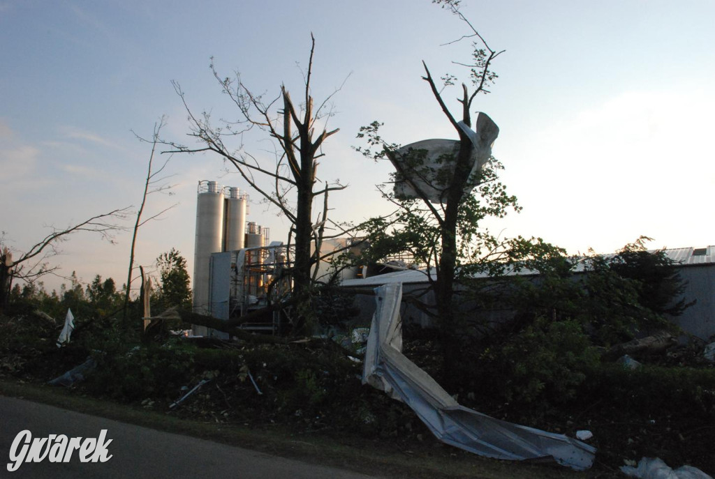 Trąba powietrzna w lublinieckim. Mija 15 lat