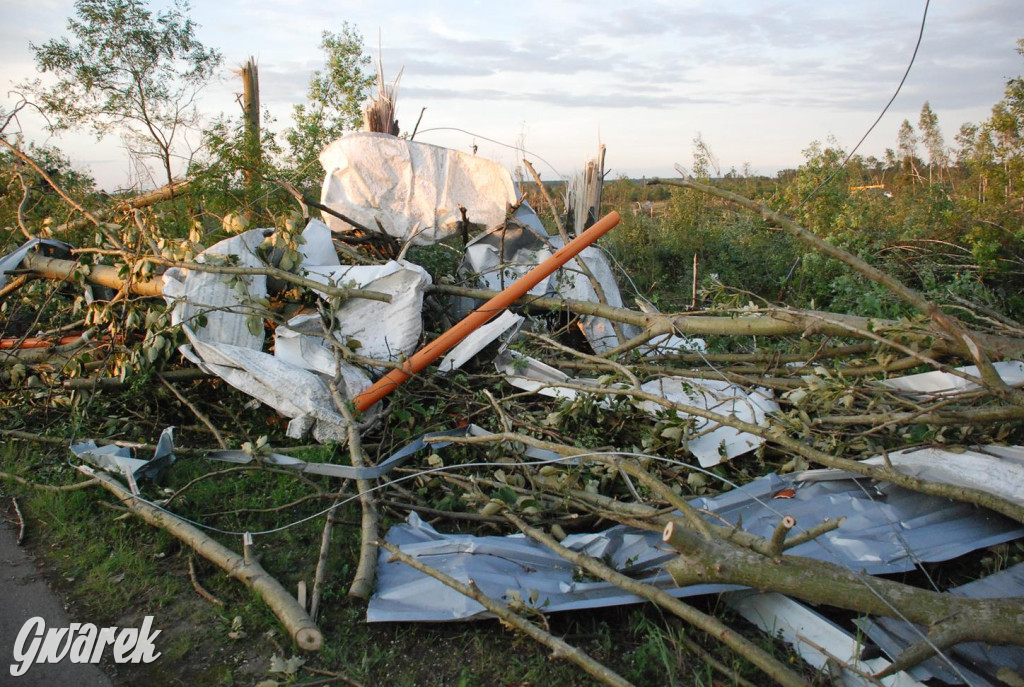 Trąba powietrzna w lublinieckim. Mija 15 lat