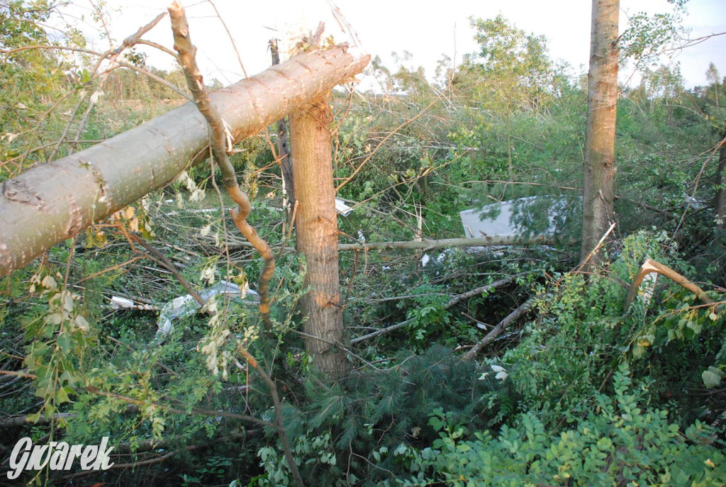 Trąba powietrzna w lublinieckim. Mija 15 lat
