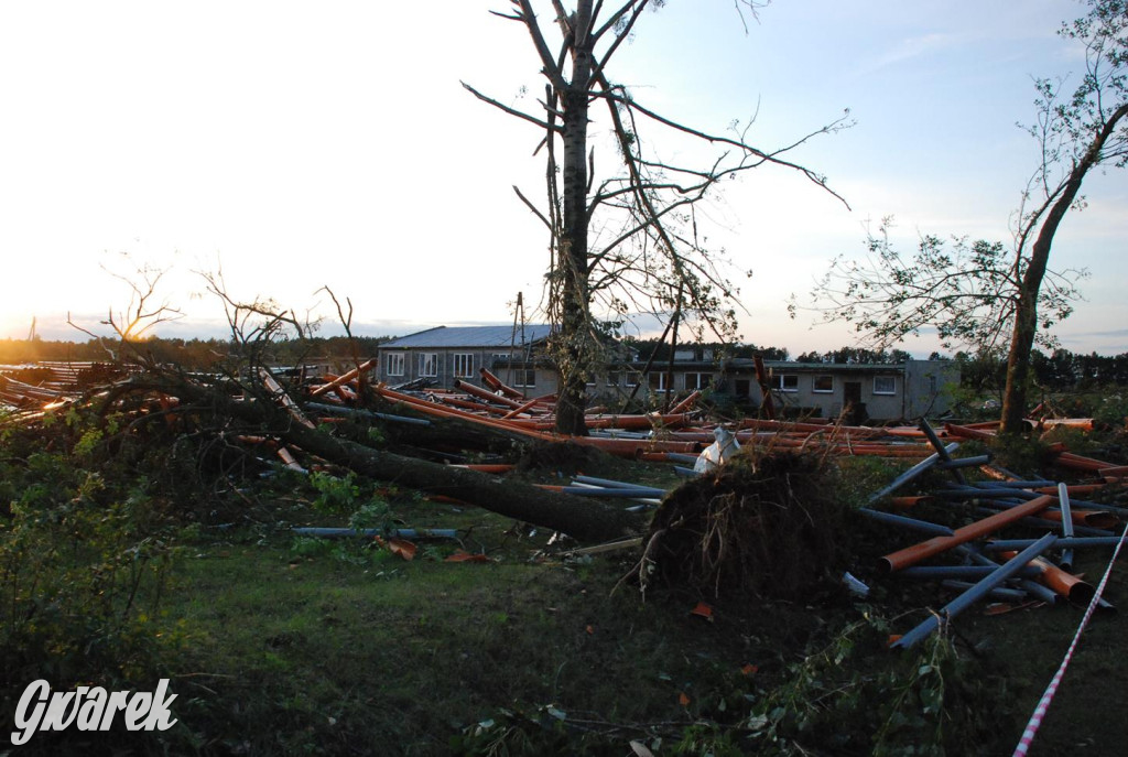 Trąba powietrzna w lublinieckim. Mija 15 lat