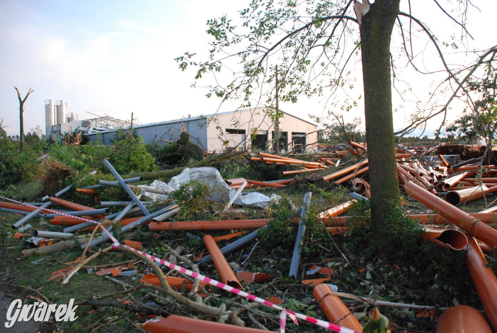 Trąba powietrzna w lublinieckim. Mija 15 lat