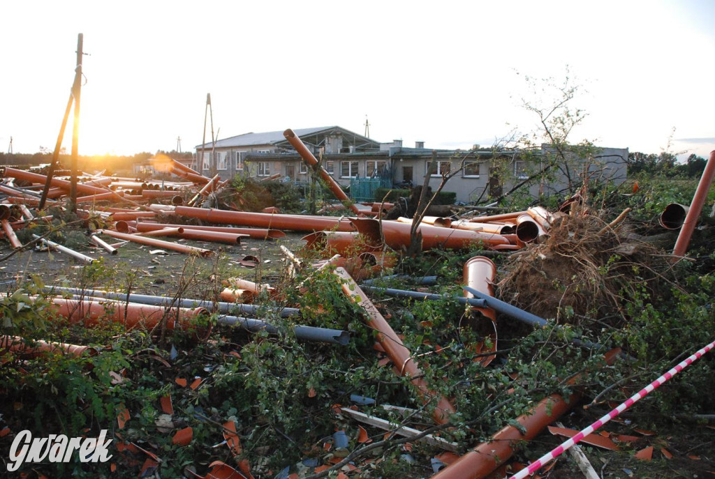Trąba powietrzna w lublinieckim. Mija 15 lat