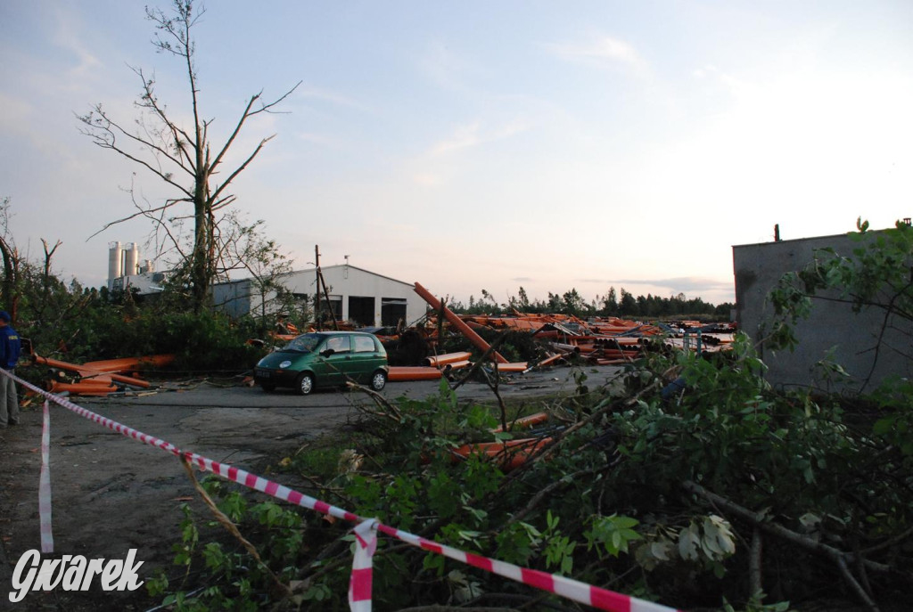 Trąba powietrzna w lublinieckim. Mija 15 lat