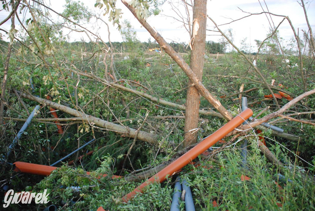 Trąba powietrzna w lublinieckim. Mija 15 lat
