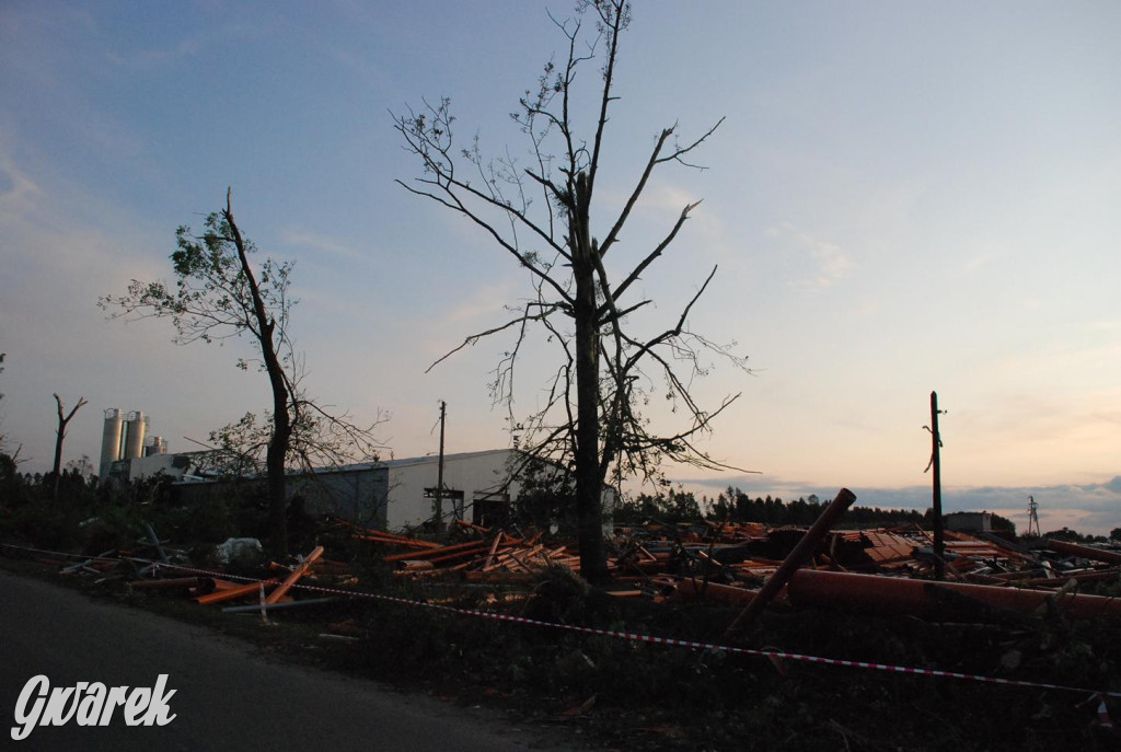 Trąba powietrzna w lublinieckim. Mija 15 lat