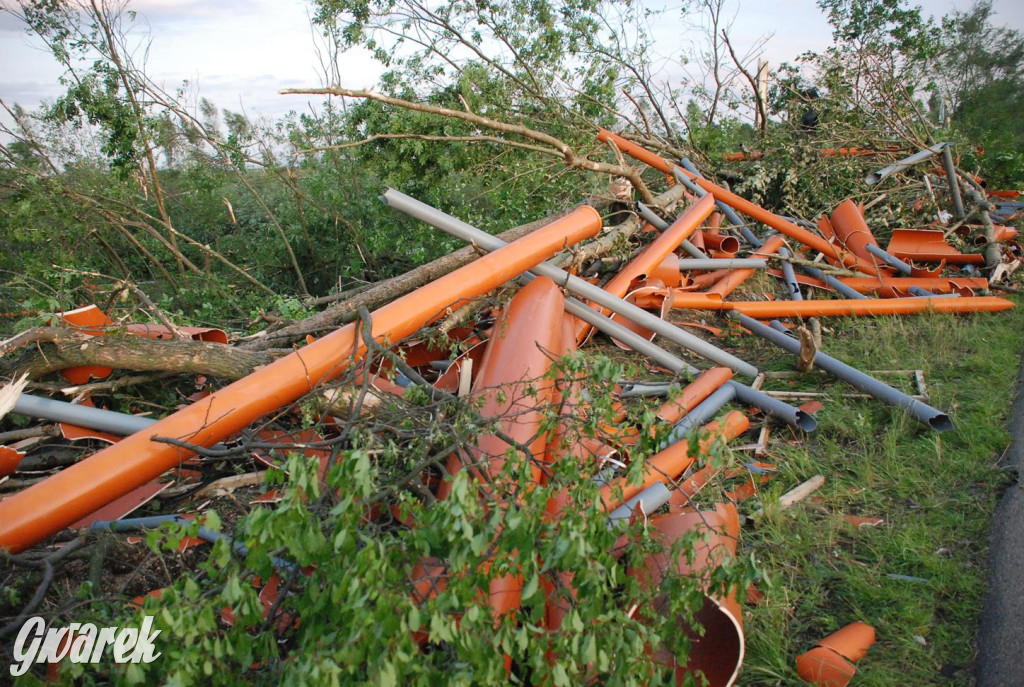 Trąba powietrzna w lublinieckim. Mija 15 lat