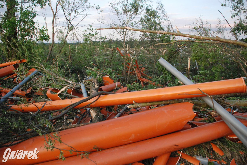 Trąba powietrzna w lublinieckim. Mija 15 lat