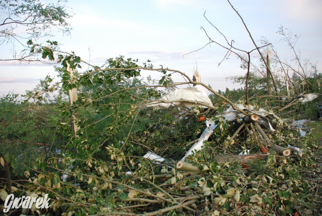Trąba powietrzna w lublinieckim. Mija 15 lat