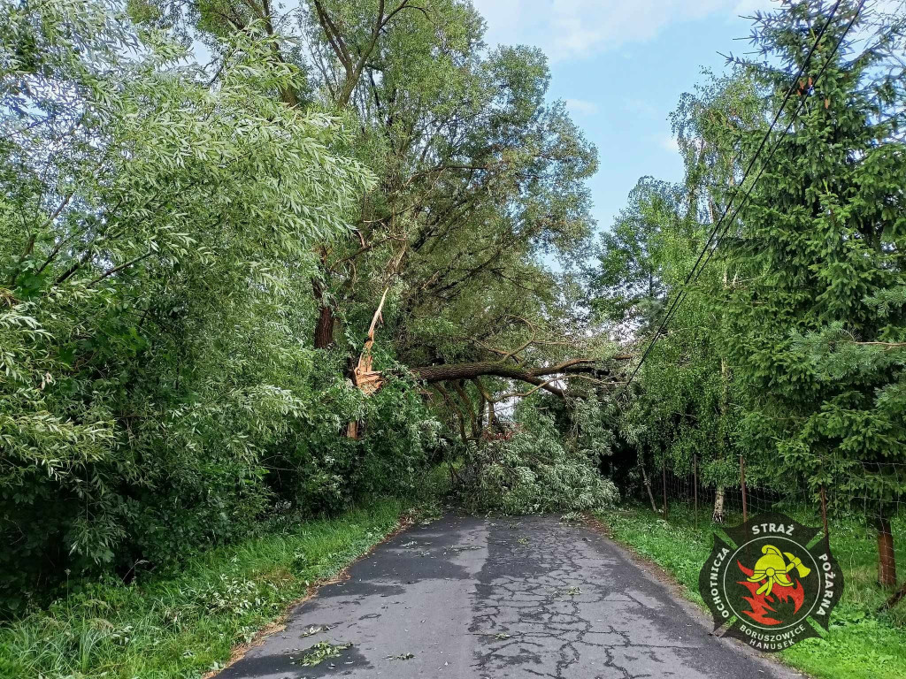 Nawałnica. Dwie godziny, około 40 zgłoszeń