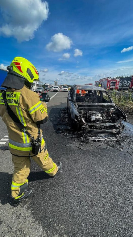 Trzy pożary w dwa dni. Na drodze i w polu