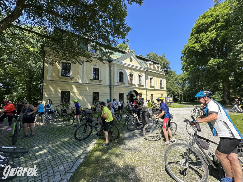 Rajd rowerowy śladami Donnersmarcków [ZDJĘCIA]