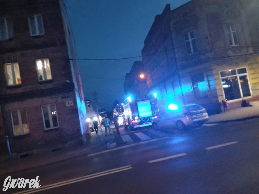 Akcja straży pożarnej w Piekarach Śląskich