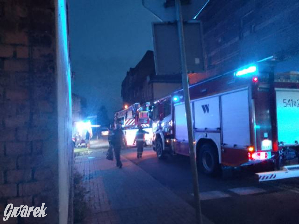 Akcja straży pożarnej w Piekarach Śląskich