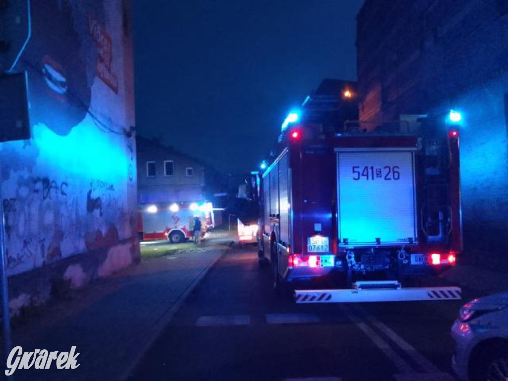 Akcja straży pożarnej w Piekarach Śląskich