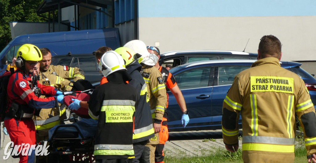 Tarnowskie Góry. Śmigłowiec LPR na Towarowej [FOTO]