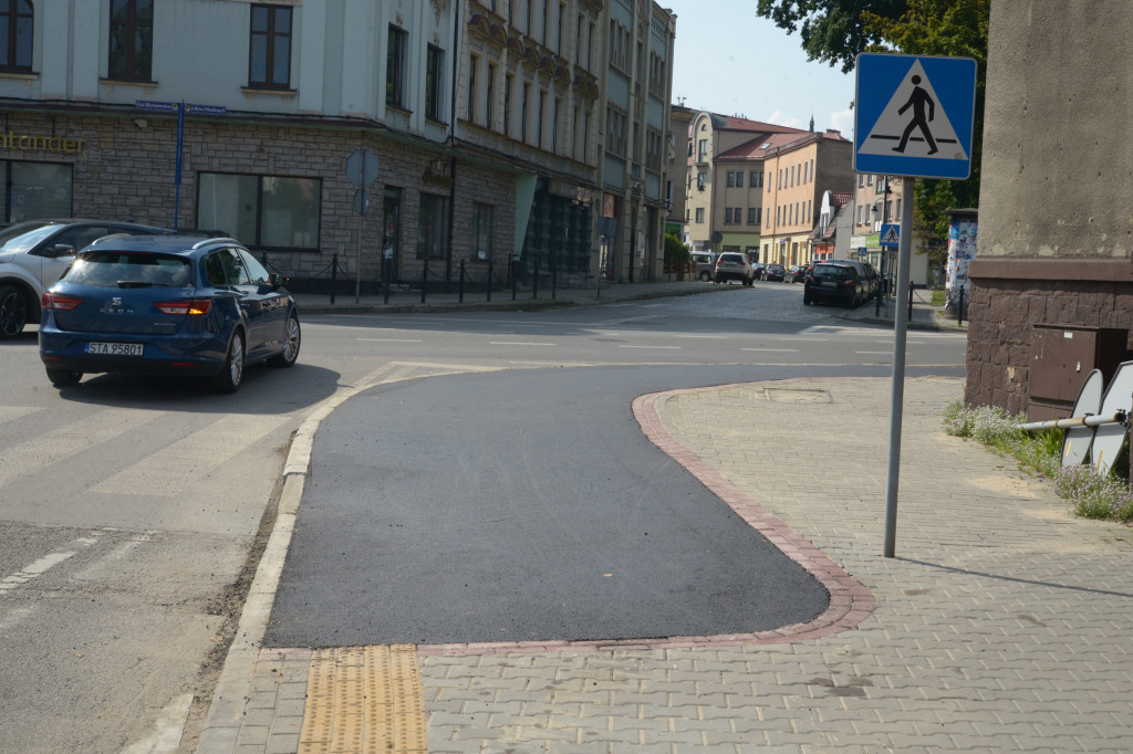 Tarnowskie Góry. Ścieżka rowerowa przy Piłsudskiego