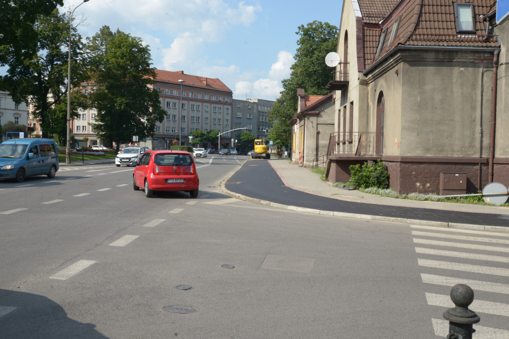 Tarnowskie Góry. Ścieżka rowerowa przy Piłsudskiego