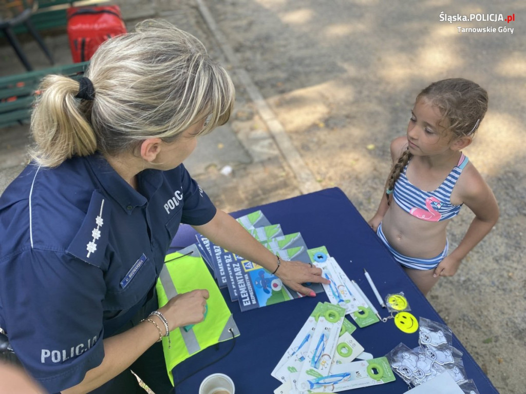 Akcja policjantów nad zalewem Nakło-Chechło