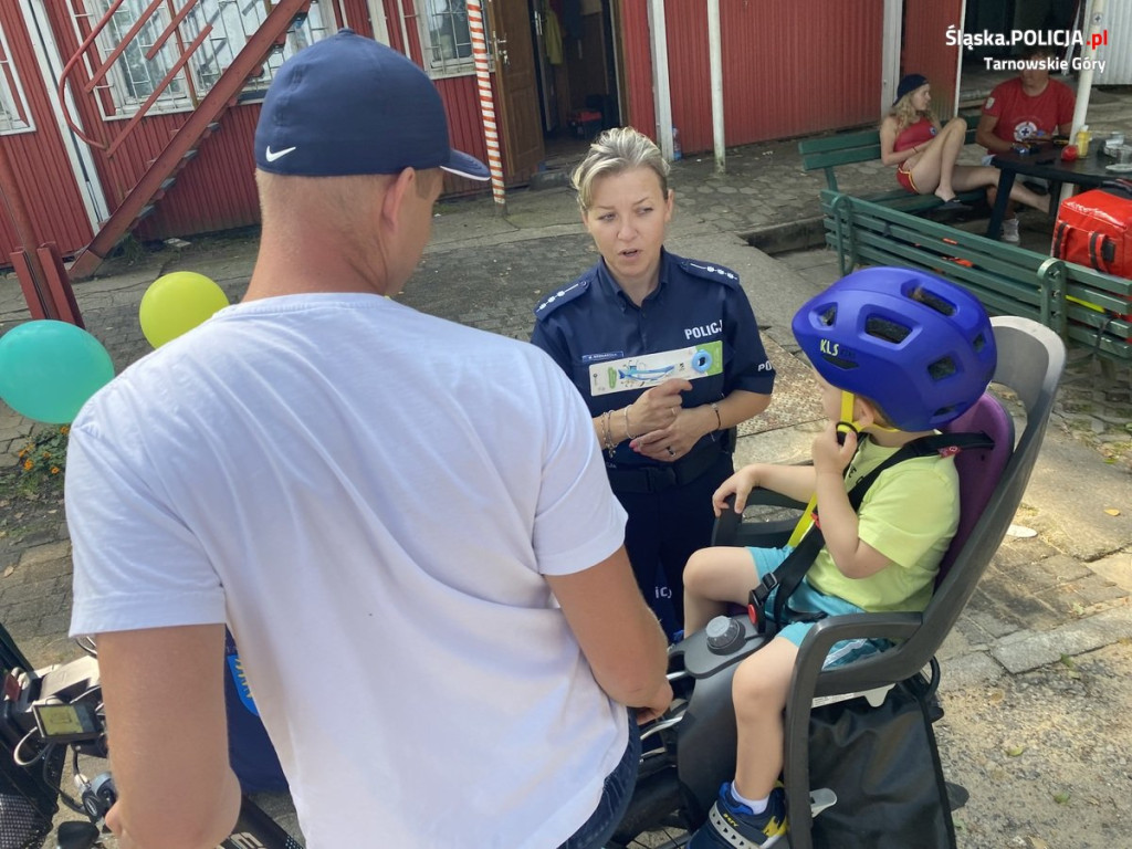 Akcja policjantów nad zalewem Nakło-Chechło