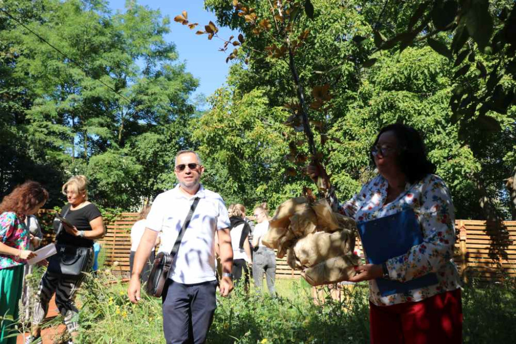Ogród sensoryczny przy szkole już otwarty