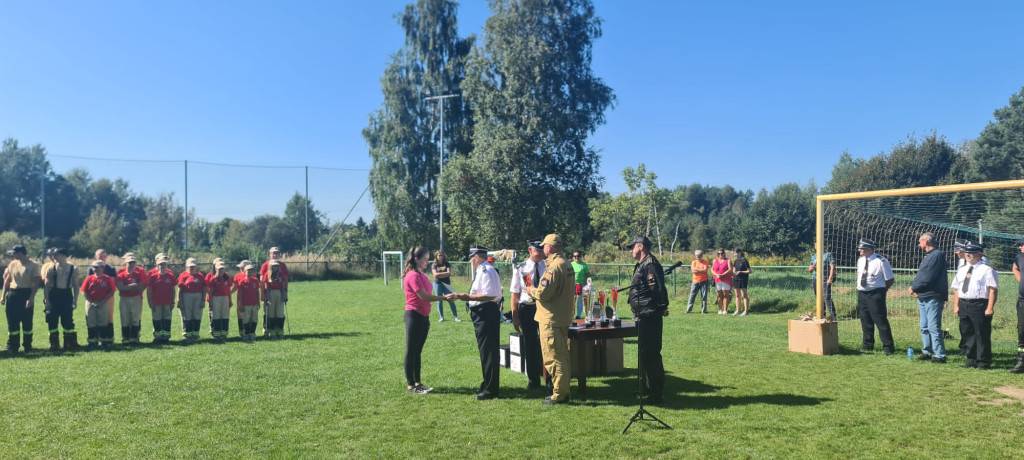 Ochotnicze straże w akcji na boisku