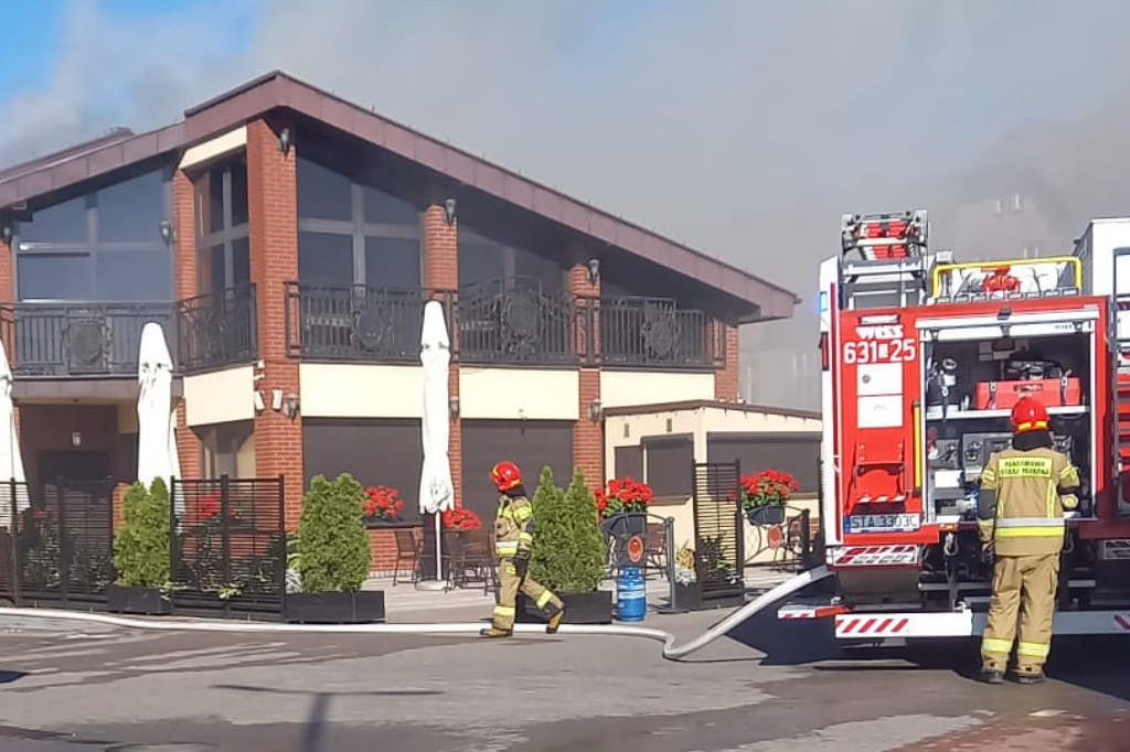 Kalety. Pożar restauracji Gościnna