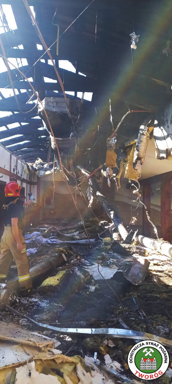 Kalety. Pożar restauracji Gościnna