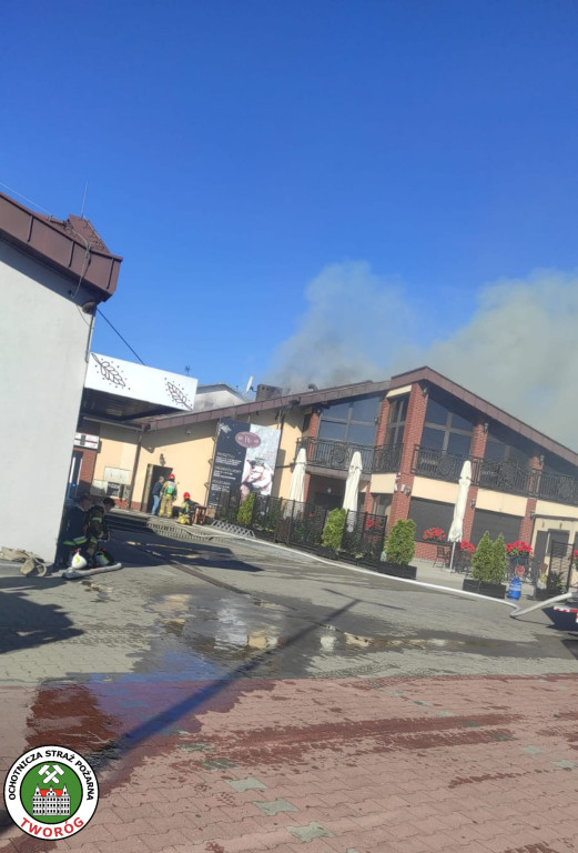 Kalety. Pożar restauracji Gościnna