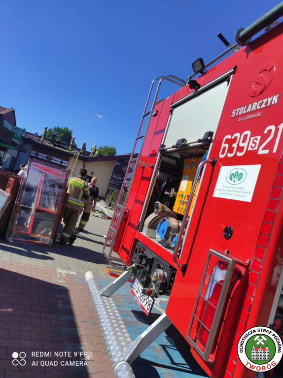 Kalety. Pożar restauracji Gościnna