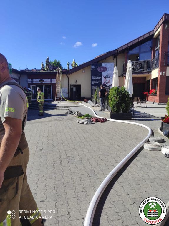 Kalety. Pożar restauracji Gościnna