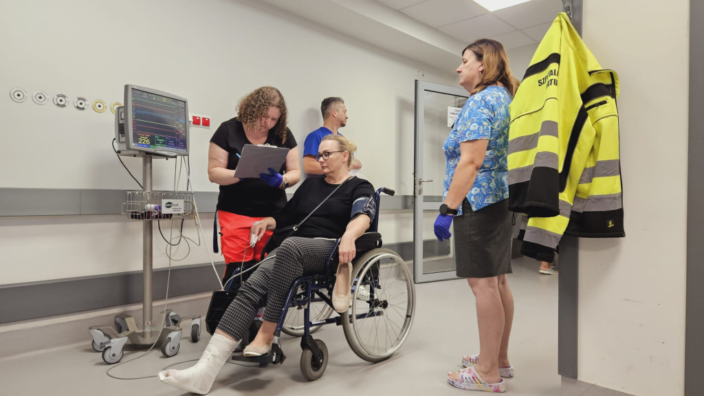 Zderzenie autobusów w Nakle? To tylko ćwiczenia