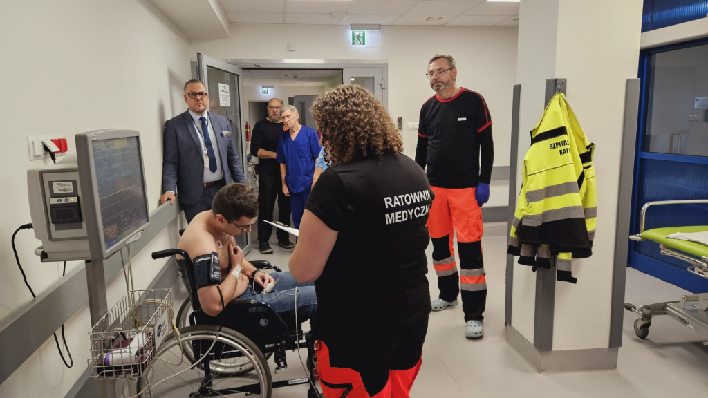 Zderzenie autobusów w Nakle? To tylko ćwiczenia