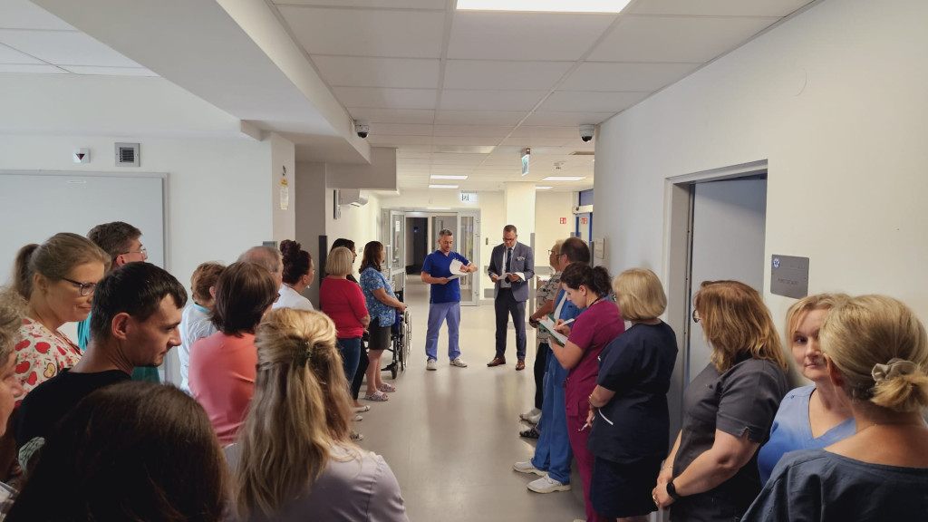 Zderzenie autobusów w Nakle? To tylko ćwiczenia