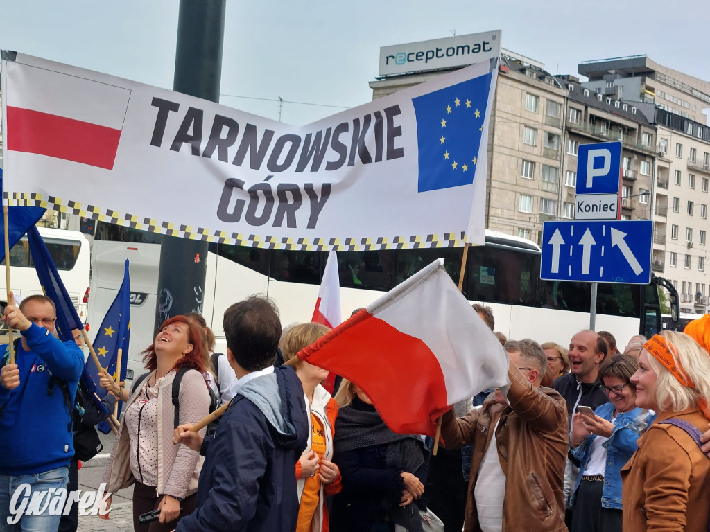 Tarnogórzanie na Marszu Miliona Serc w Warszawie