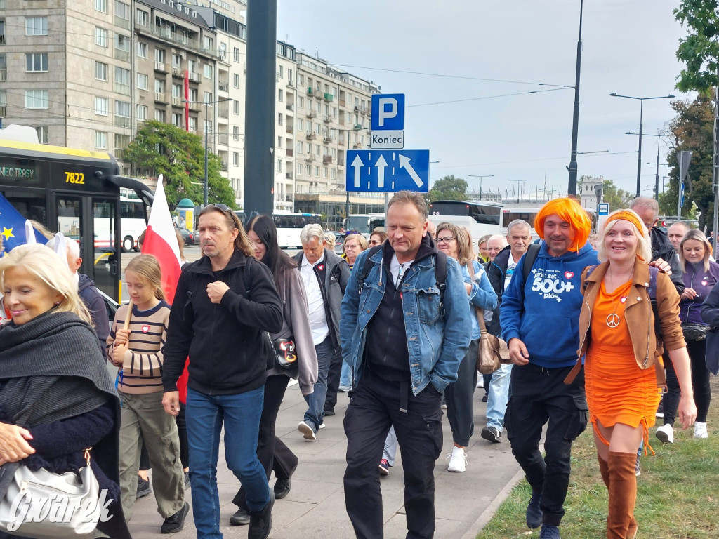 Tarnogórzanie na Marszu Miliona Serc w Warszawie