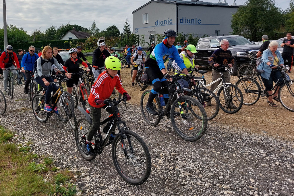 Kilkanaście kilometrów na rowerze i dobra zabawa