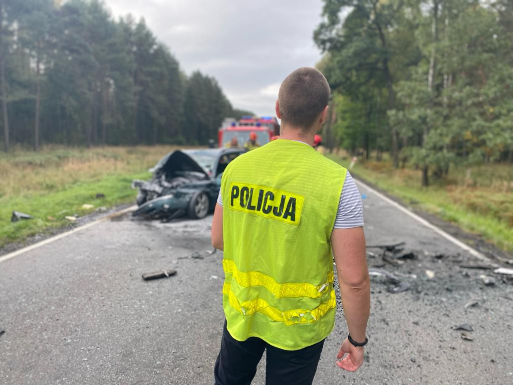 Wypadek na DW 908. Czterech rannych