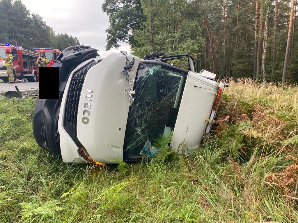 Wypadek na DW 908. Czterech rannych