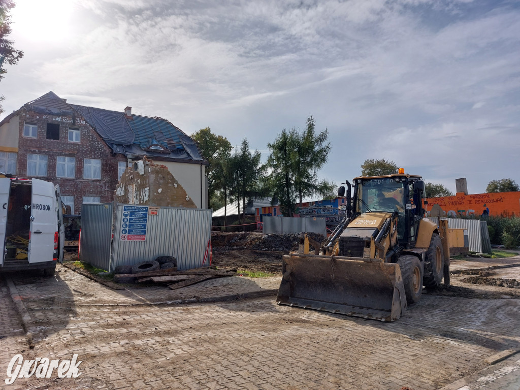 Wyburzone przedszkole w Reptach Śląskich