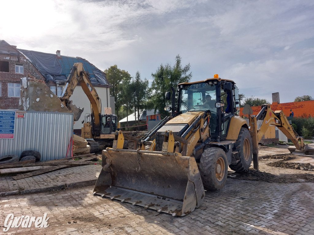 Wyburzone przedszkole w Reptach Śląskich