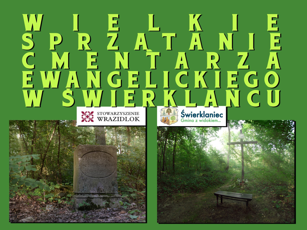 Akcja sprzątania cmentarza ewangelickiego